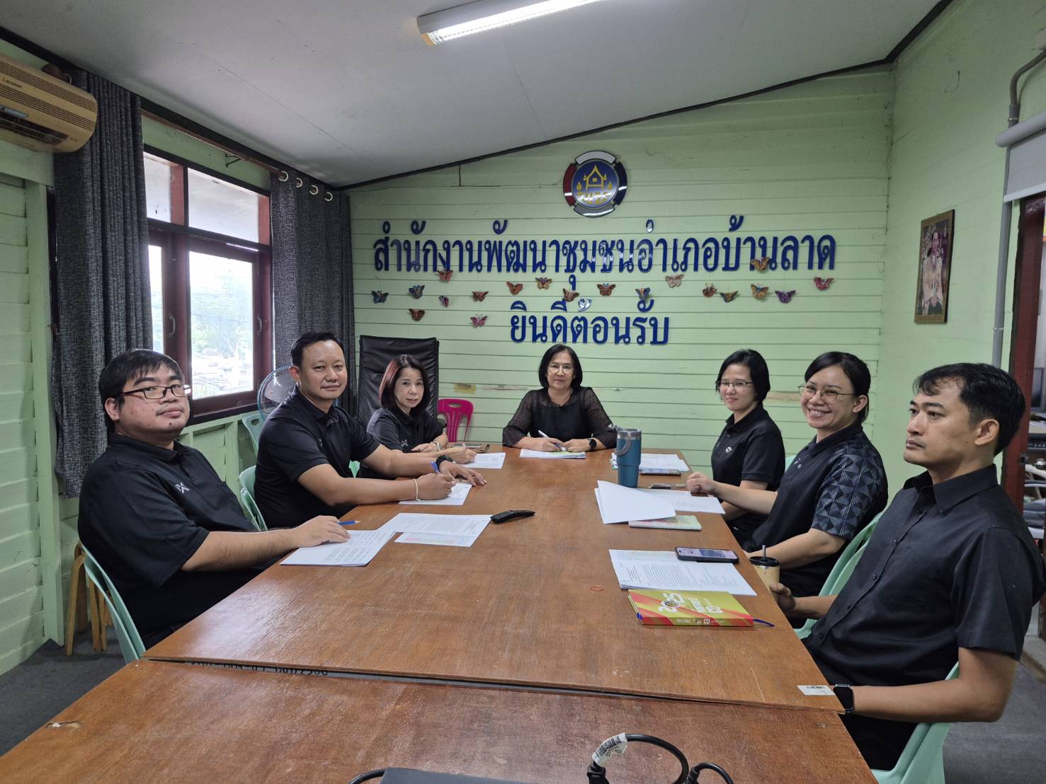 พช.บ้านลาด : ประชุมเตรียมความพร้อม รับการติดตาม สนับสนุนการดำเนินงานการบริหารจัดการเงินทุนชุมชน